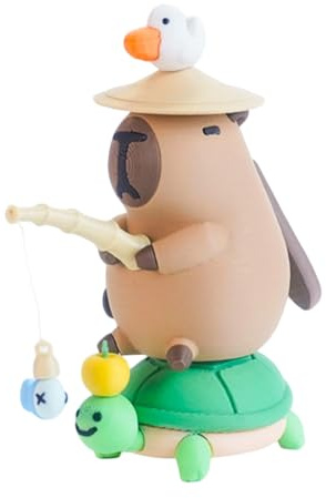 Djowyh Capibara - Juguetes De Magnéticos Pequeños - Figuras De Animales con Imanes para Escritorio Y Muñecos,para Adultos Niños Niñas Alféizar Estante Oficina Sala De Estar Dormitorio Gabinetes