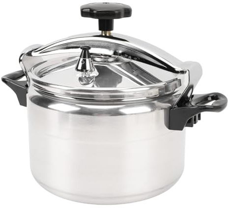 Xiuganpo Schnellkochtopf, Effizienter, Multifunktionaler Aluminium-Einkochtopf mit Großer Kapazität für Gasherde, 7 L, Sicherer, Nicht Beschichteter Haushalts-Schnellkochtopf für 5–6 Personen