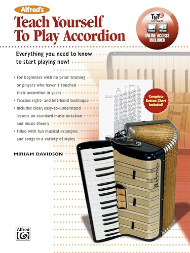 Alfred's Teach Yourself to Play Accordion: Everything You Need to Know to Start Playing Now!, Book, DVD & Online Audio, Video & Software