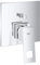 GROHE Eurocube - Einhand-Wannenbatterie (Fertigmontageset, verdeckte Befestigung, automatische Umstellung), chrom, 24062000