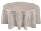 Valia Home Tischdecke mit Teflonbeschichtung für Innen- & Außenbereich anwendbar Wasser & Schmutzabweisend Dank verlässlichem Lotuseffekt - rund 140 cm beige