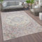 Paco Home In- & Outdoor-Teppich Für Balkon Terrasse, Kurzflor Mit Orient-Muster In Rosa, Grösse:120x170 cm