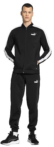 PUMA Herren Baseball Tricot Suit Trainingsanzug, Schwarz, S