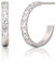 Limerencia Titan Creolen Ohrringe, (20mm open hoop silver)