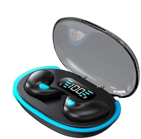 Générique Sports Earphones, Noise Cancelling in Ear Headset, Clear Sound Invisible Earbuds, Wireless Lightweight Design for Workouts, Travel, and Daily Use, ABS