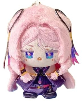 Anjinguang Anime Furina Plush Figure 12cm Lynette/Citlali/Yae Miko/Hu Tao Soft Stuffed Mini Hug Pillow Wallet Pendant Schoolbag Accessories