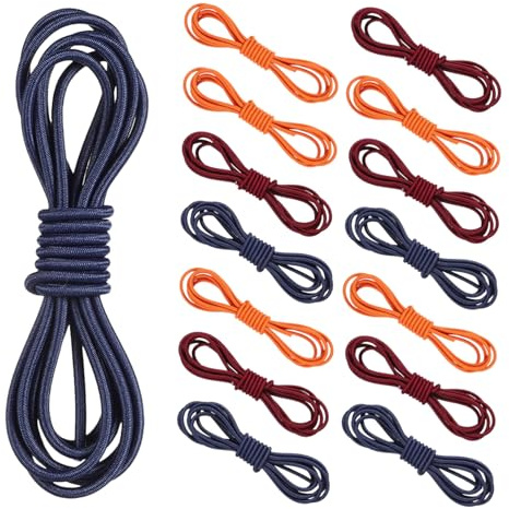 OSALADI 15pcs Bande Élastique en Nylon pour Carnet de Voyage et Cahier, Fermeture Sécurisée, Facile à Appliquer, pour Organiser Paquet à Dos en Extérieur