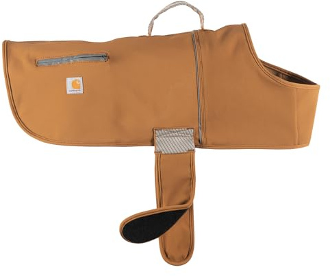 Carhartt Quick Duck Jac, Pet Dog Vest, Water Repellent Canvas, Brown, Large