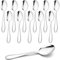 HaWare Kaffeelöffel, 12 Stück Edelstahl Teelöffel Dessertlöffel Set, Klein Löffel für Hause/Restaurant/Hotel, Hochglanzpoliert & Spülmaschinenfest - 13,5cm (Klassisches Design)