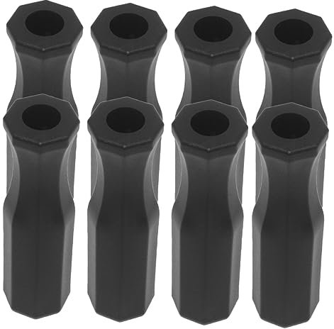 Yardwe 8 Stück Austauschbare Tischfußballgriffe Ergonomische Kunststoffgriffe Achteckiger Tischfußballgriff Einfache Installation Kompatibel Mit Standard Kicker Tisch