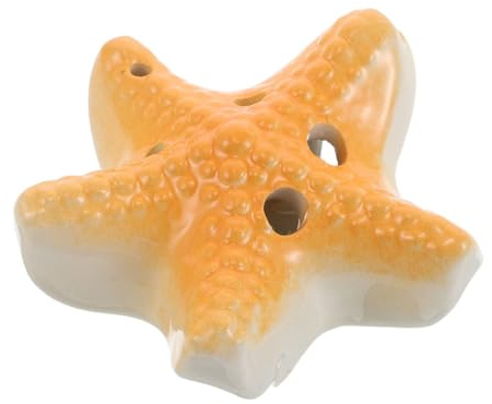 Ocarina de Cerámica de 6 Agujeros en Forma de Estrella de Mar