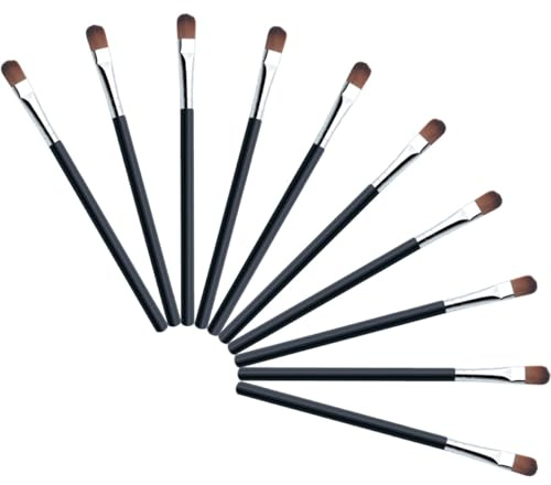Ciieeo Set de 25 Pinceles de Maquillaje Portátil para Ojos, Cejas y Labios, Pincel Delineador Angular, Pincel Sombra de Ojos Fino, Herramienta Cosmética Profesional y Compacta