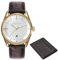 ESPRIT Herren Analog Klassisch Quarz Uhr mit Leder Armband ES109421002
