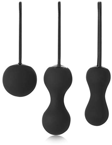 Je Joue Ami Set of 3 Weights Black Ben Wa Balls, 364.999999999998 g