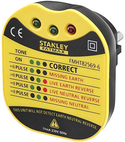 Stanley Fatmax FMHT82569-6 Testeur pour Prise Mural