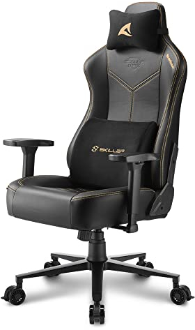 Sharkoon Skiller SGS30, Gaming Stuhl, schwarz/beige