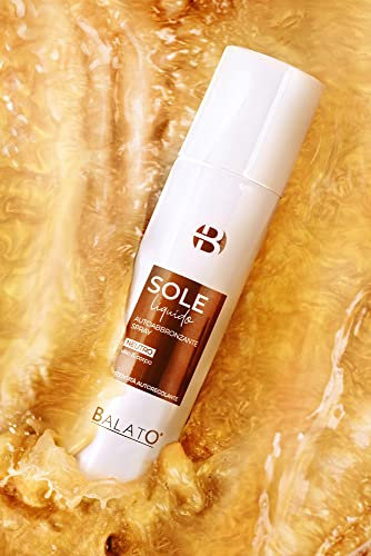 Balato Novità Speciale lozione spray autoabbronzante per viso, collo, décolleté, gambe e braccia, ideale per ottenere un’abbronzatura dorata in pochi minuti | 125ml