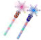 Baizongyang Light Up LED Wand,New Super Bright Flashing Star Wands,Magic Wand Rotating Toy for Girls and Boys christmas & birthday gift (2PCS