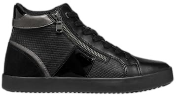 Geox D Blomiee DSneaker da Donna, Nero, 39 EU