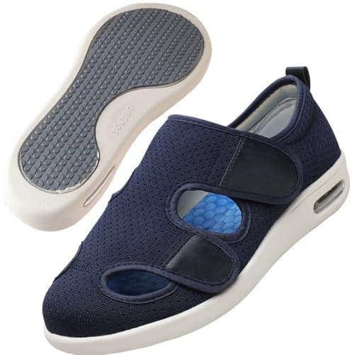 Zapatillas pie Diabetico Hombre Verano Punta Abierta Deportivas Ancho Especial Calzado Zapatos para Pies Delicados