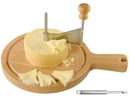 Tktouci Cortador De Queso En Flor | Utensilios De Repostería Antideslizantes Con Mango - Cortador De Rueda De Queso Y Rallador De Chocolate - Para Cortes En Forma De Rosa Chocolate Postre Pastelería