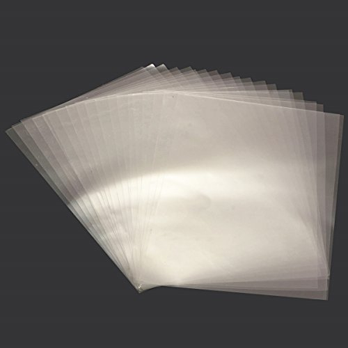 FEVERWORK Transparent A4 Double Sided Adhesive Tape Sheet Clear DIY Craft Strong