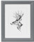 WOLTU Bilderrahmen 30x40cm Fotorahmen Holzrahmen mit Passepartout, zum vertikalen oder horizontalen Aufhängen/Aufstellen, Posterrahmen Collage Wanddeko, Grau