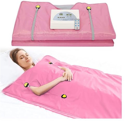 Sauna en casa, Manta ponderada mejorada, mantas digitales for mujeres, moldeador corporal for pérdida de peso, manta calefactable for Sauna for bajar de peso y desintoxicación,Disfruta de la sauna co