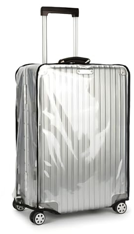 Disnace Protector de Equipaje, Funda Protectora Transparente para Maletas de PVC, Funda Maleta Transparente Impermeable y Antipolvo, Protector para Maletas de Viaje Reutilizable (22 Pulgadas)
