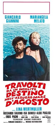 Generico Locandina del film Travolti da un insolito destino nell'azzurro mare d'agosto - 33x70