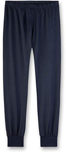 Sanetta Pantaloni da pigiama da bambino Blu (Slate Blue 5337). 128 cm