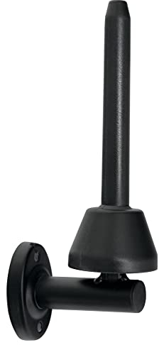 Classic Cantabile FWH-170 Flötenhalter - Für Wandmontage - Für Querflöten - Zur Befestigung an Wänden - Flötenhalter-Ø: 16,5 mm - Länge Kegel: 12 cm - Schwarz