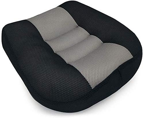 Adult Booster Seat for Car, Heightening Height Boost Mat Portable Breathable Mesh, Ideal For Car Office,Home, Used All The Year,Black