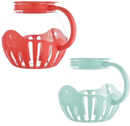 Voihamy Palomitas Maíz para Hacer Palomitas Maíz - Micro-Pop Popper Palomitas Maíz para Microondas - Olla Multifunción Sin BPA 2.25 Quart Apto para Lavavajillas para Hacer En Casa