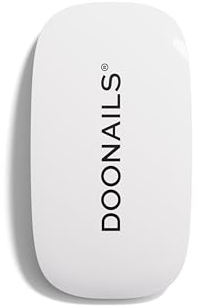 DOONAILS – UV Lampe für Gelnägel mit LED - Nagellack UV Lampe für Gel Strips Maniküre – Nagellampe USB-C Kabel Kabelanschluss & Eingebautem Timer - Kompakt und perfekt für Zuhause & unterwegs - Weiß