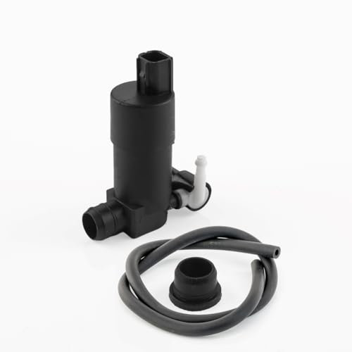 LST Wischwasserpumpe Scheibenreinigung Spritzwasserpumpe Dualpumpe Schlauch Kompatibel mit Ford Focus III Tourneo Transit Custom