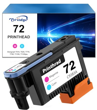 72 Testina di stampa rigenerata per hp 72 C9383A Sostituzione per hp Designjet T1300, T1200, T1120, T1100, T600, T610, T620 T795, T790, T770 (Magenta/Ciano)