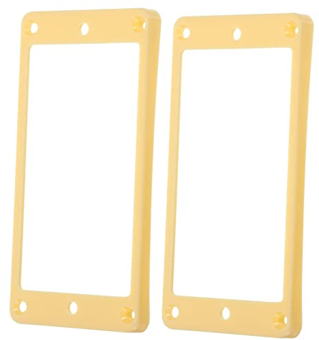 UPKOCH 2piezas Bastidor De Camioneta Marcos De Pastillas Para Guitarra Eléctrica Repuesto De Marco De Pastillas Protectores De Para Suministros Para