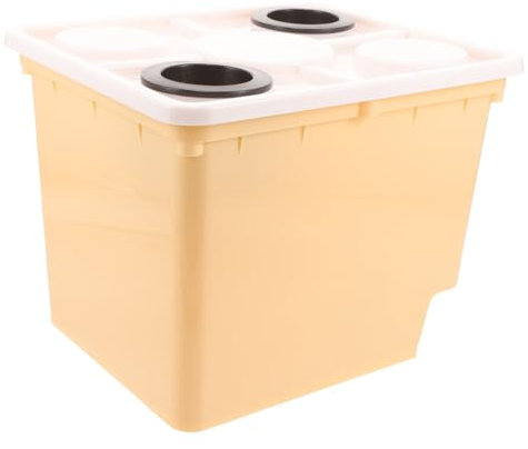 UPKOCH Secchio per Piantare Coltivazione Fuori Suolo Lattuga Crescente Piante Coltura Miracolo Secchio di Verdure per Yellow Plastica