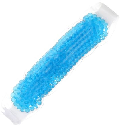 SHERCHPRY Benda Raffreddante Gel Per Febbre Con Fascia Riutilizzabile e Delicata Sulla Sollievo Da Gonfiore e Fatica Per Ragazzo Ragazza e Adulti Blu