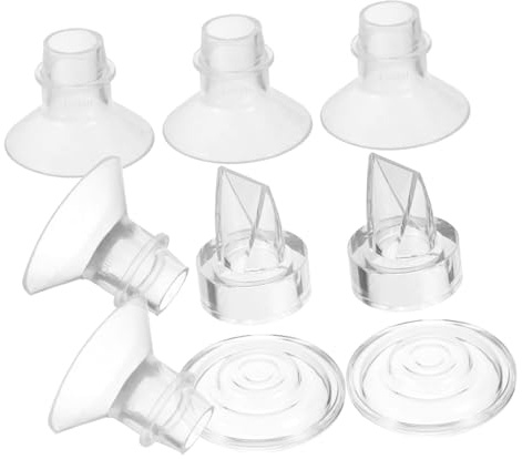 WEKAMOS Inserti Flangia in Silicone per Tiralatte Wearable Valvole Becco d per Allattamento Parti Ricambio Sicure e Resistenti