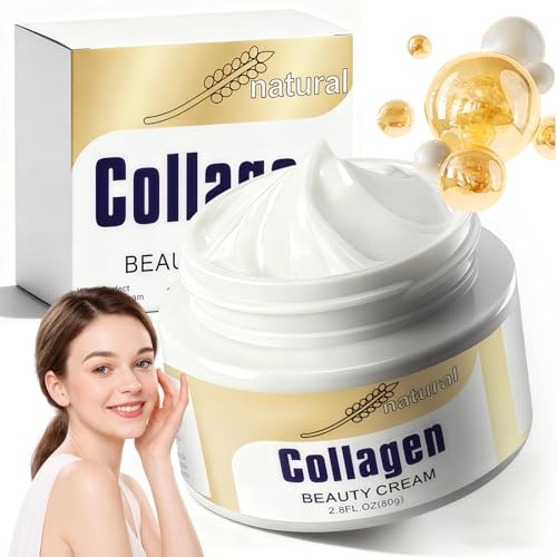 Crema Colageno Facial,Crema Hidratante Facial Mujer,Hidratante,Reafirmante,Iluminadora,Mejora La Opacidad,Uniforma El Tono,Cuidado Diario,Para Pieles Normales,Secas Y Mixtas
