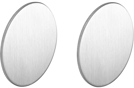 Ck-türbeschläge Kleberosetten 2 mm hoch V2A Edelstahl matt 3M Folie Blindrosette