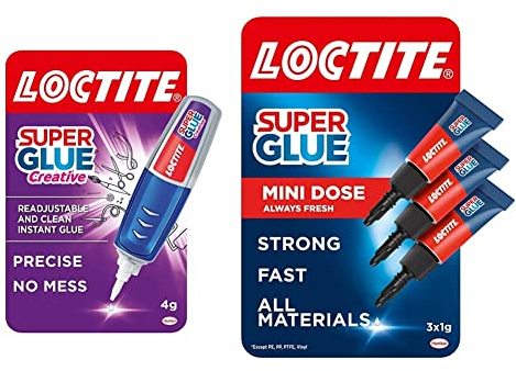 Loctite Super Glue Creative, Glue Pen for Precise Application, Superglue Gel Dries Clear & Universal, Strong All Purpose Adhesive for Repairs, Clear Glue