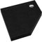 AQUABAD Duschwanne/Duschtasse | Ultima mit LeakProtect Technologie Black Stone 90x90cm Fünfeck
