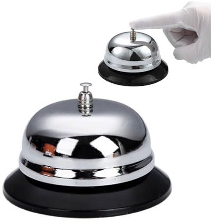 LdawyDE Service Call Button - Table & Desk Counter Bell for Kitchen, Events & Hotel Reception