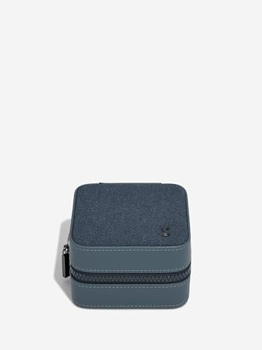 Stackers Blue Canvas Watch & Jewellery Box