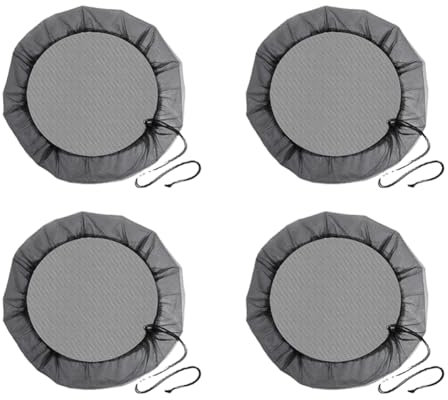 Feriany Récupérateur d'eau de pluie de 80 cm pour l'extérieur, couvercle pour réservoir d'eau, housse de protection, filet filtrant, tonneau, filet anti-insectes