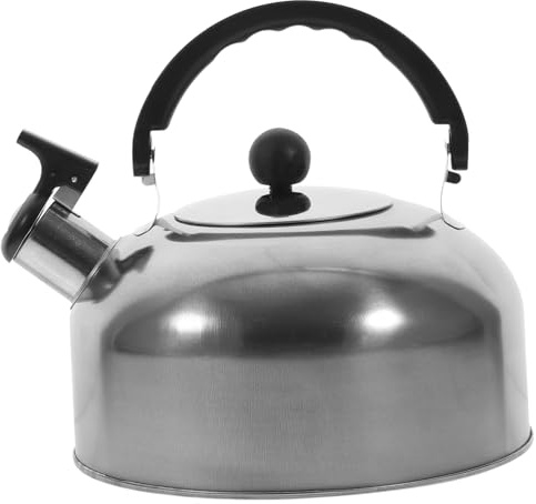 Didiseaon Bouilloire à Eau Acier Inoxydable Épais Bouilloire Sifflante Pour Chauffage Sur Induction Et Gaz Avec Signal Sonore Doux Capacité Importante Pour Maison