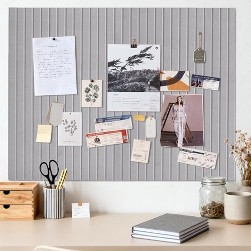 Tablón de anuncios grande autoadhesivo 90 x 60 cm, autoadhesivo, tablón de anuncios decorativo de fieltro, tablero de fotos plegable, tablero de notas para oficina, hogar y habitación infantil